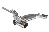 Focus RS MK3 Scorpion Exhaust Cat Back System with No Valve
